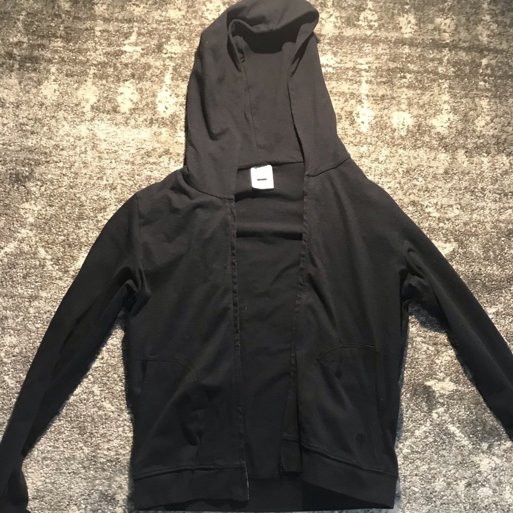 Black zip up sweatshirt
